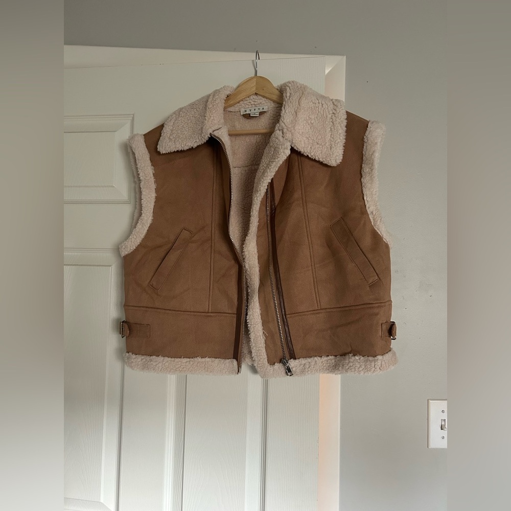 Roolee Soft Cream Sherpa Vest